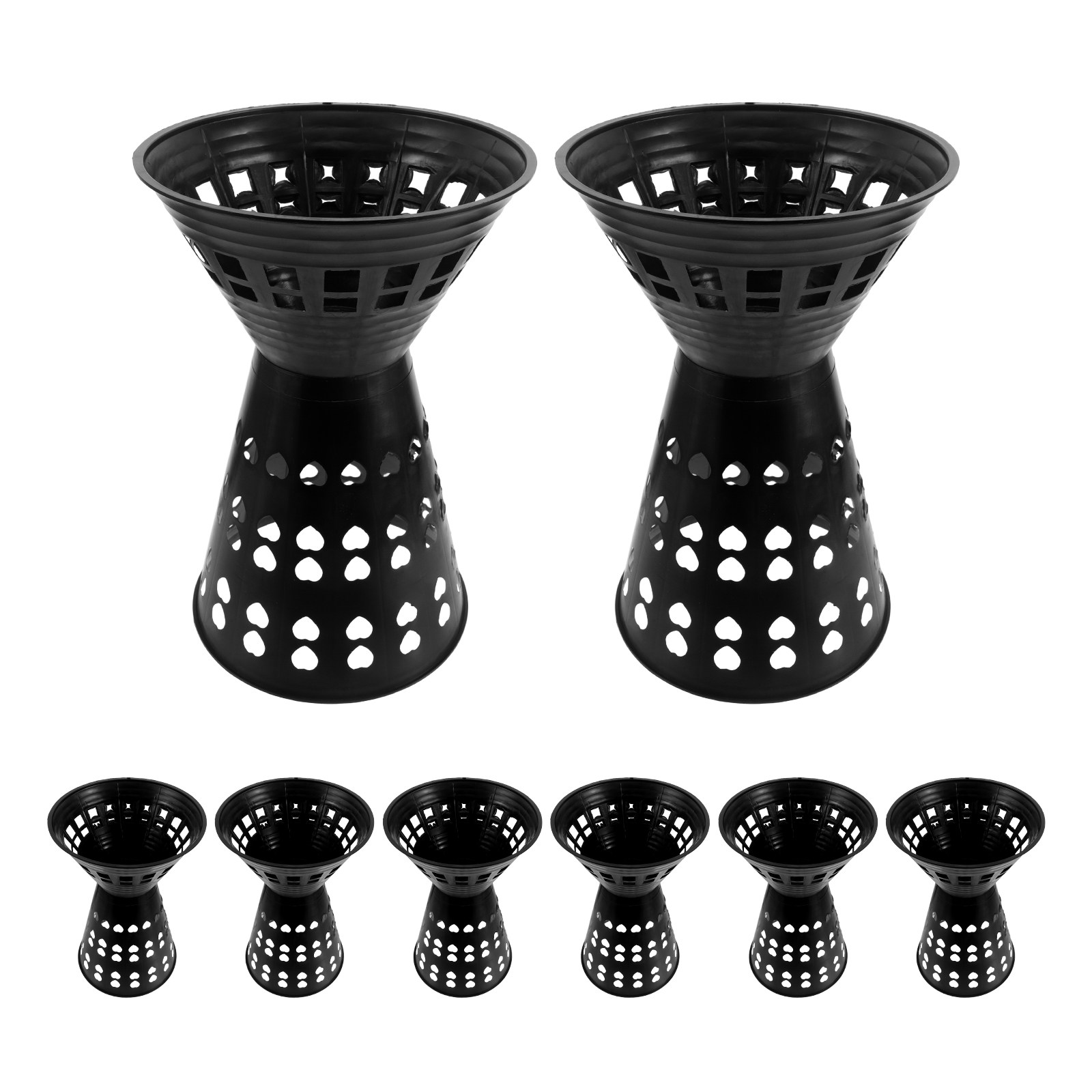 Wedding Support - 8Pcs Ventilated Floral Bouquet Cone Flower