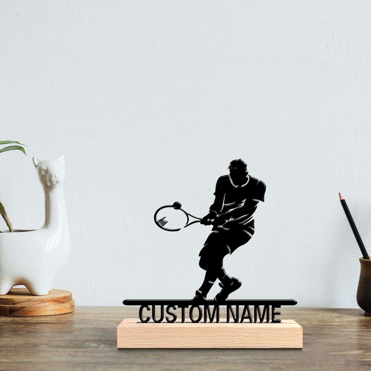 Wedding Party Supply - 1pc Romantic Personalized Custom Tennis Metal