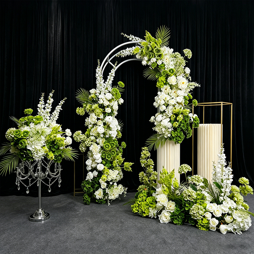 Luxury White Green Arrangement - Wedding Event Supply recensie en prijs