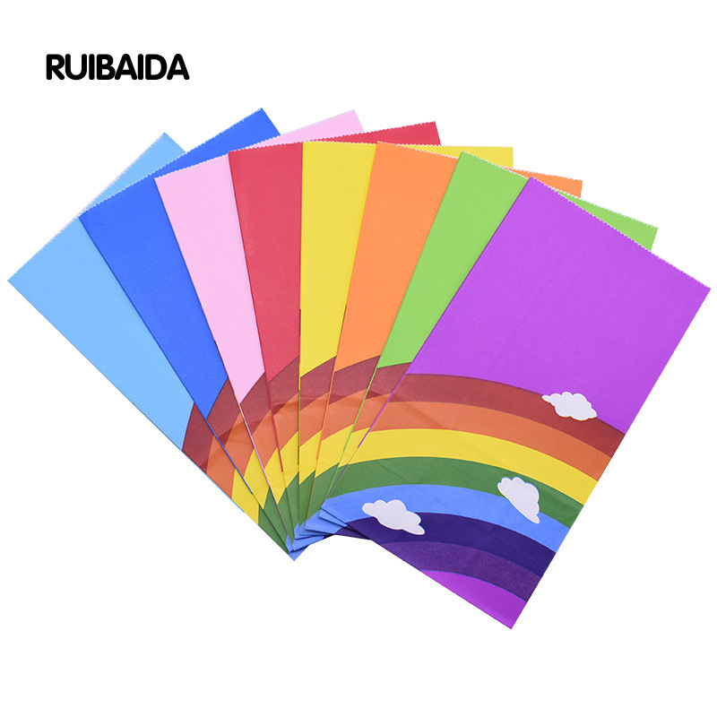 10/20/25pcs kraft rainbow food - Wedding Event Supply recensie en prijs