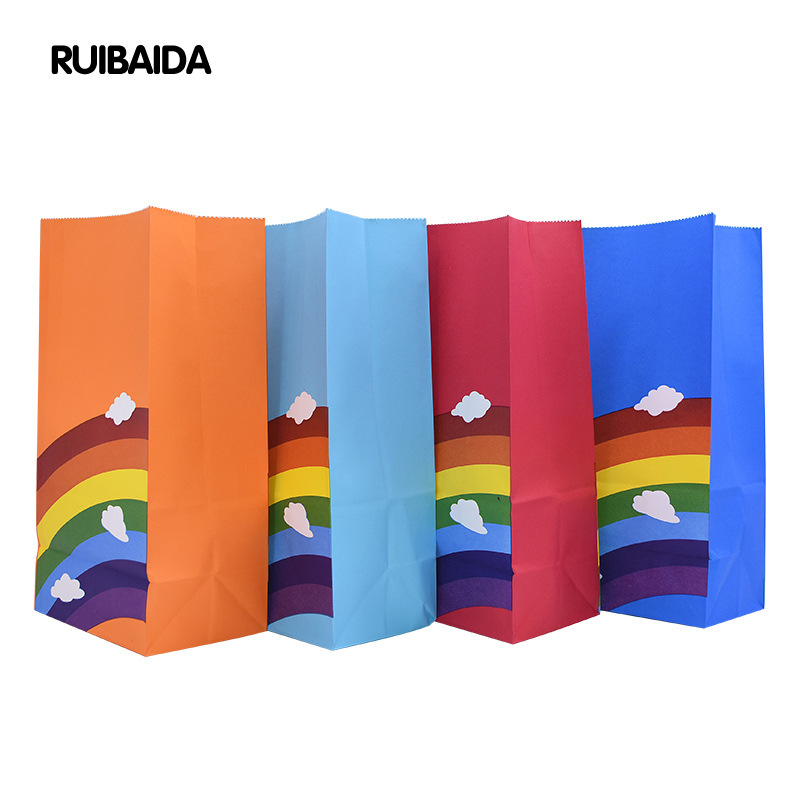 10/20/25pcs kraft rainbow food - Wedding Event Supply recensie en prijs