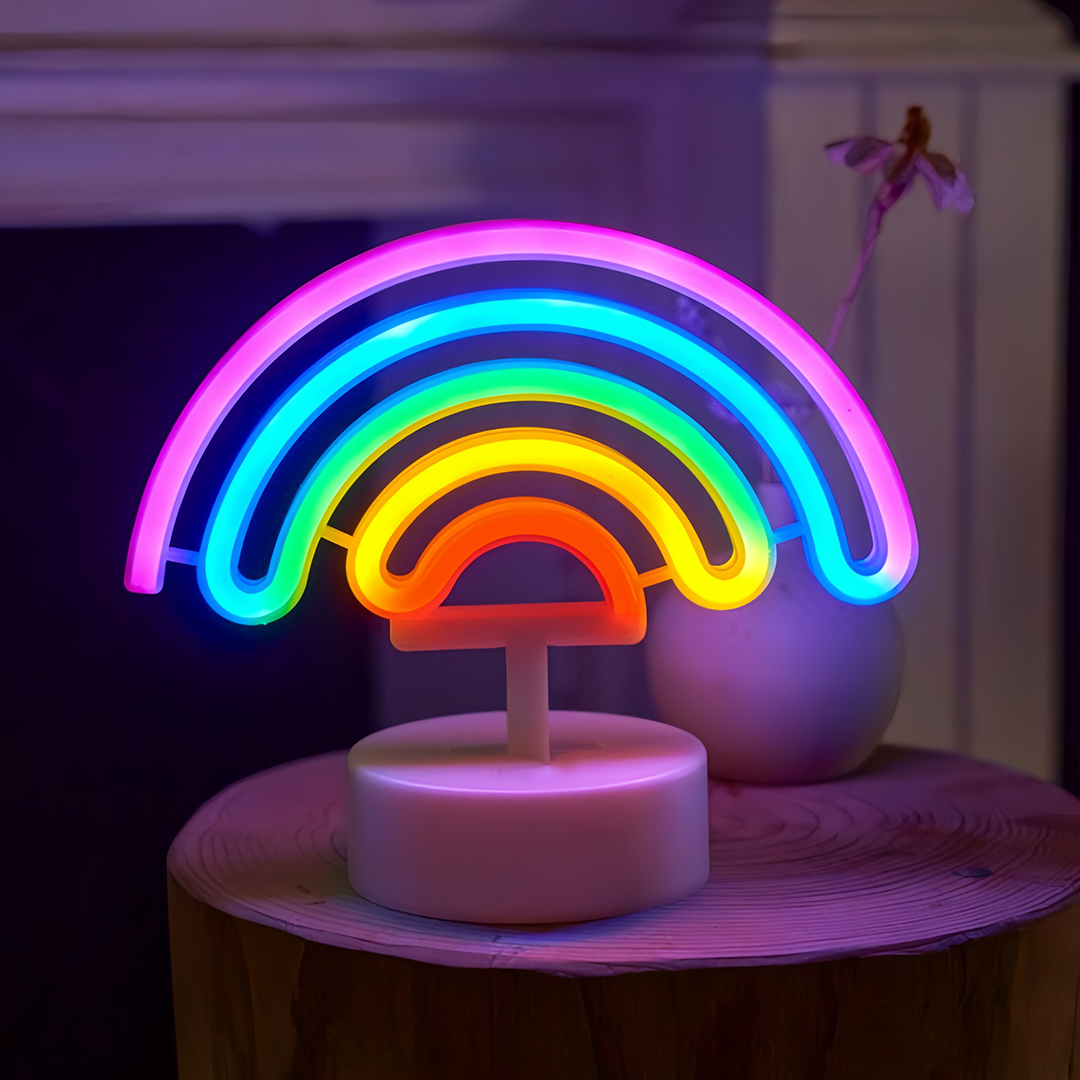 Cute rainbow neon lights, USB  - Wedding Power Supply recensie en prijs