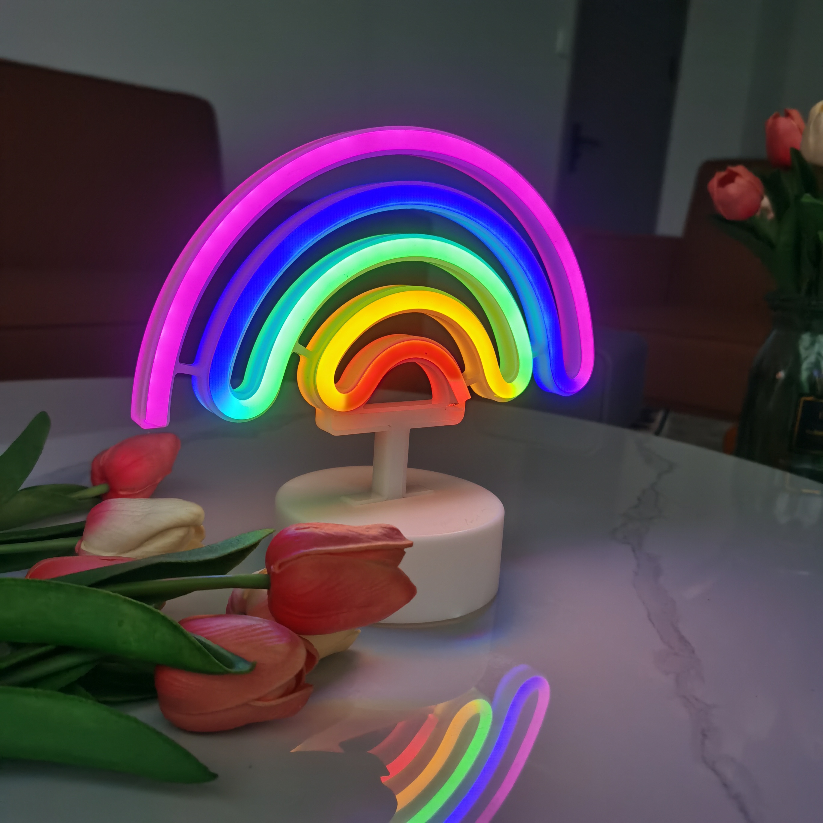 Cute rainbow neon lights, USB  - Wedding Power Supply recensie en prijs