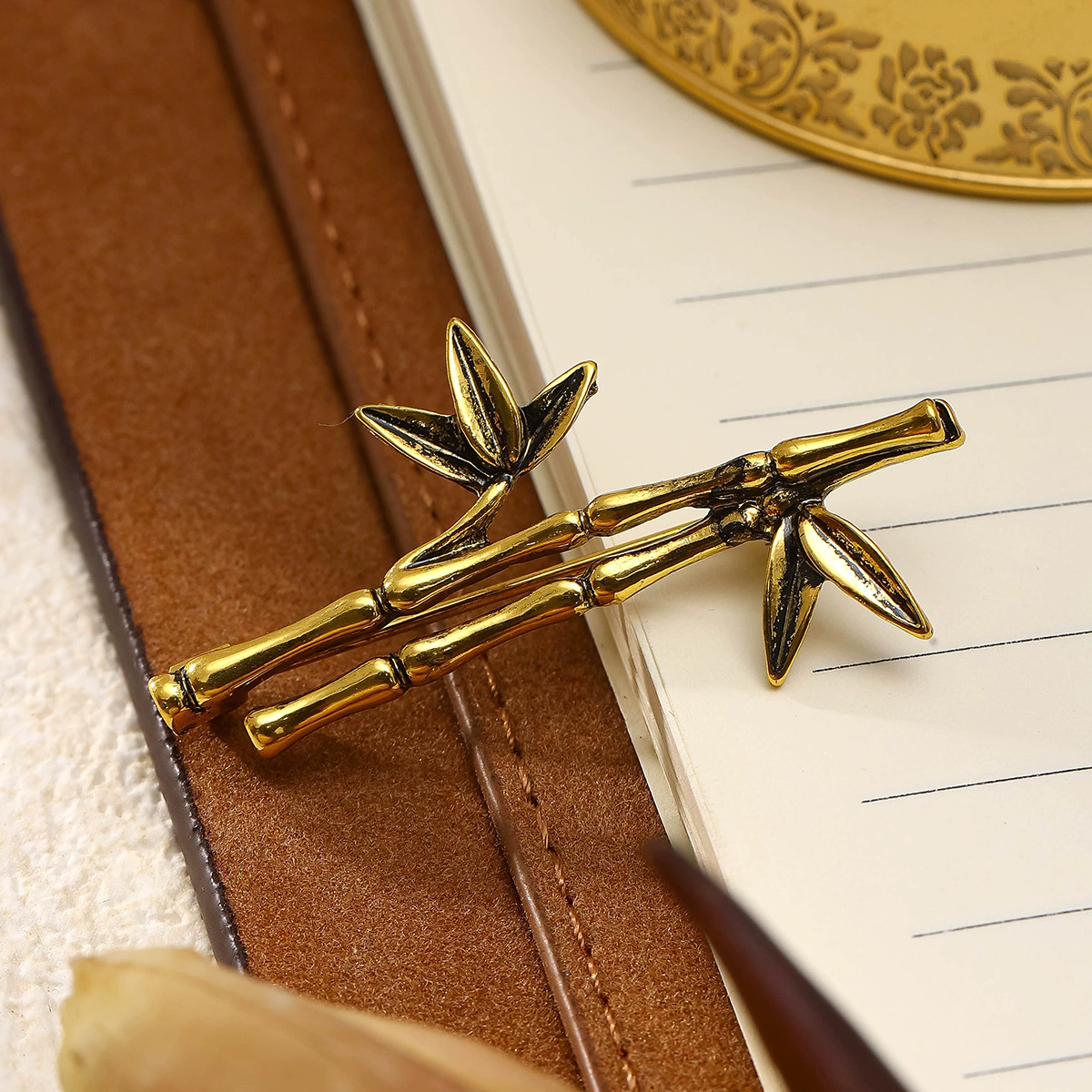 Leaf Bamboo Brooch For Men Wom - Suit Supply Wedding Party recensie en prijs