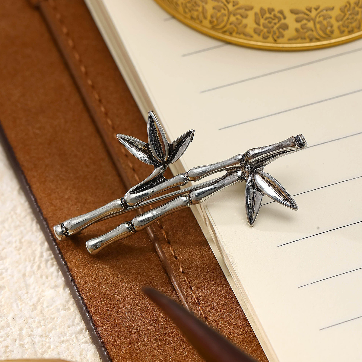 Leaf Bamboo Brooch For Men Wom - Suit Supply Wedding Party recensie en prijs