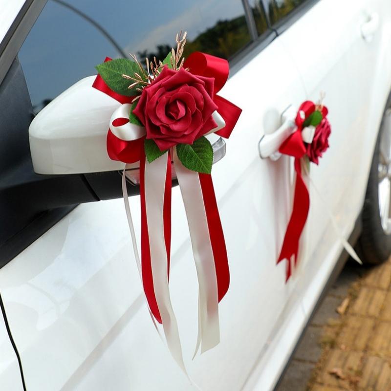 🌟1Pcs Wedding Car Rearview Mir - Wedding Supply Decor recensie en prijs