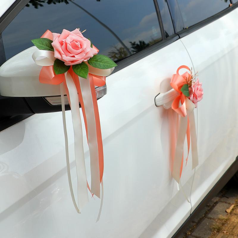 🌟1Pcs Wedding Car Rearview Mir - Wedding Supply Decor recensie en prijs