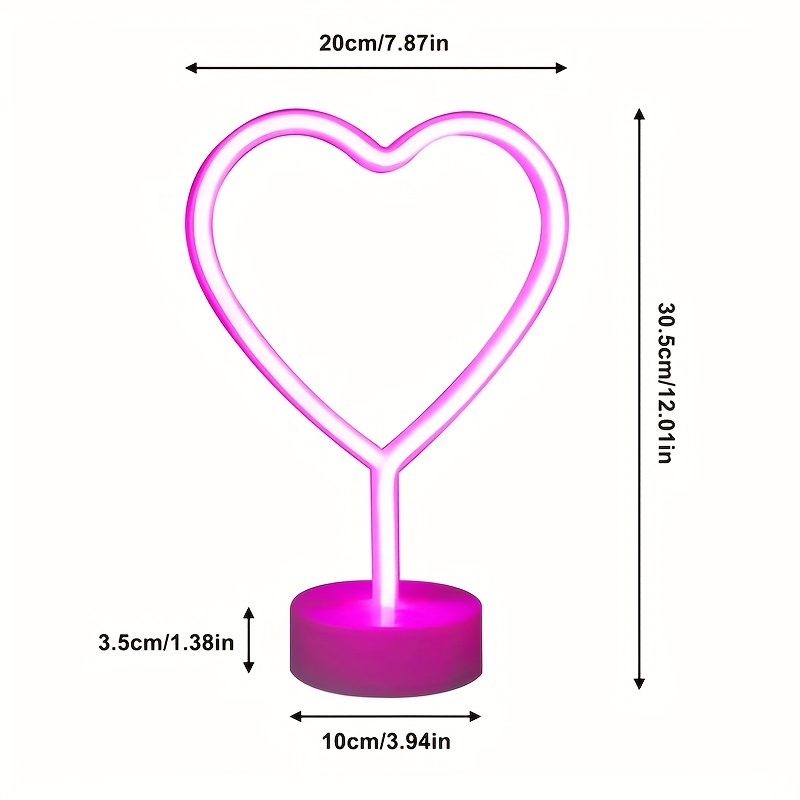 Heart shaped neon light, batte - Wedding Power Supply recensie en prijs
