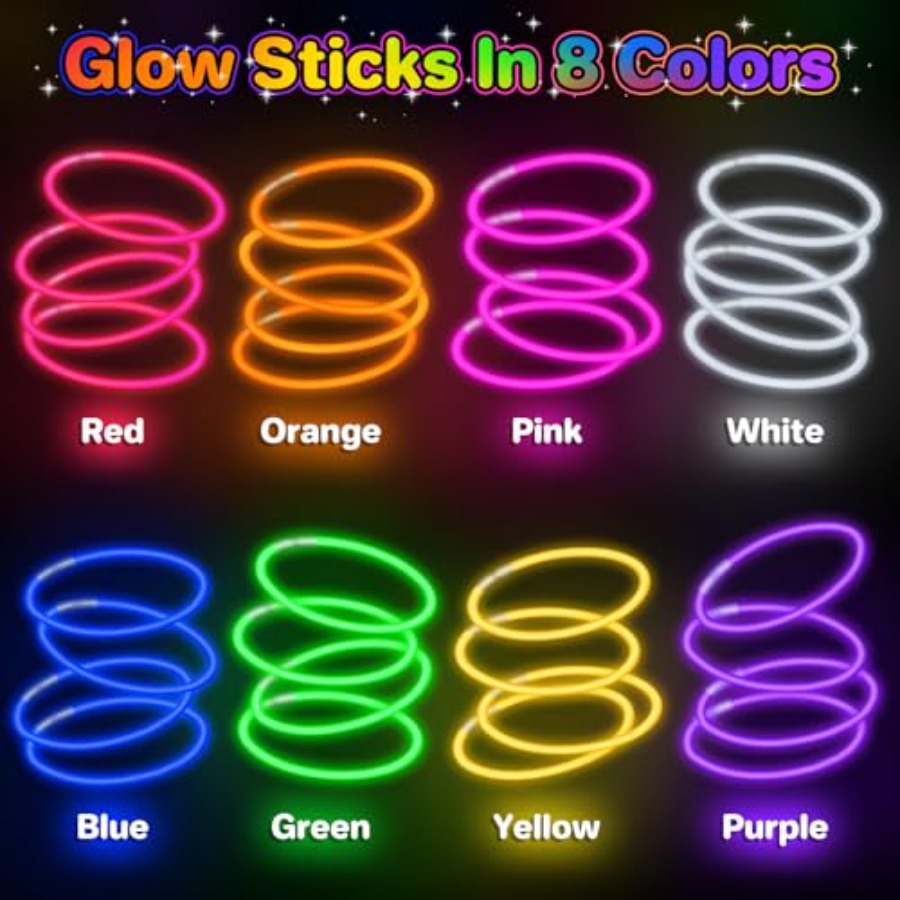 400Pcs Glow Sticks Bulk Party  - Wedding Supply In Bulk recensie en prijs