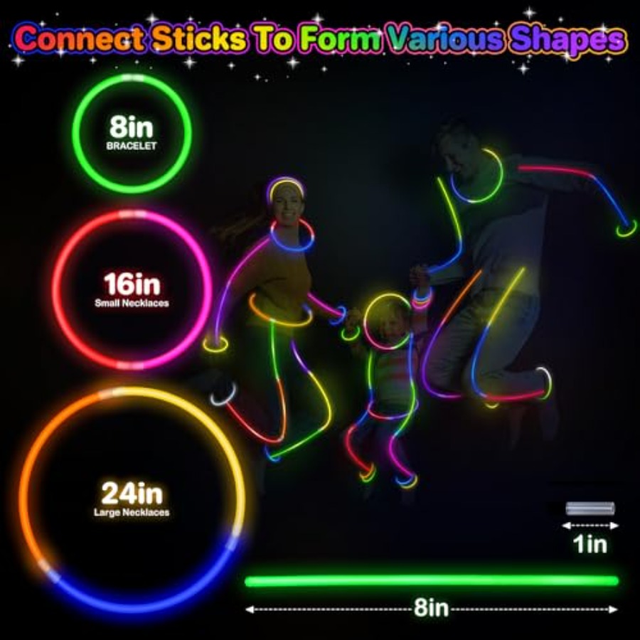 400Pcs Glow Sticks Bulk Party  - Wedding Supply In Bulk recensie en prijs