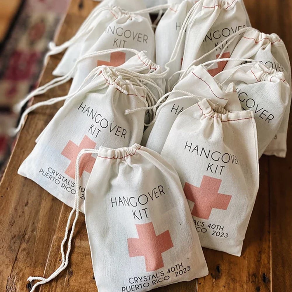 Custom 5Pcs Hangover Kit Cotto - Wedding Supply Kit recensie en prijs