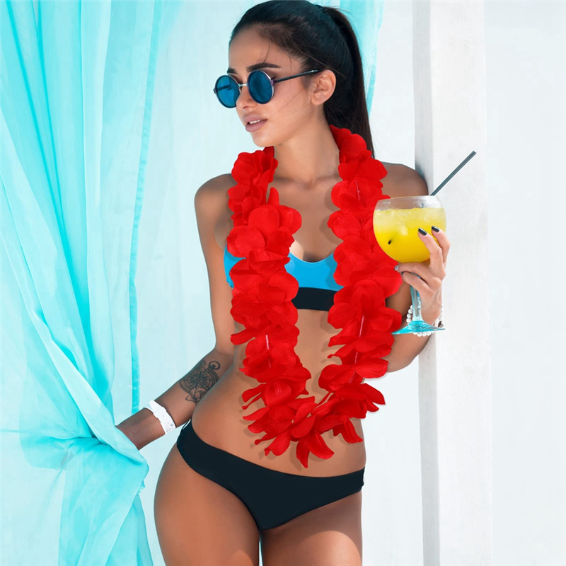 ABLN-6Pcs Hawaiian Leis Neckla - Wedding Supply In Bulk recensie en prijs