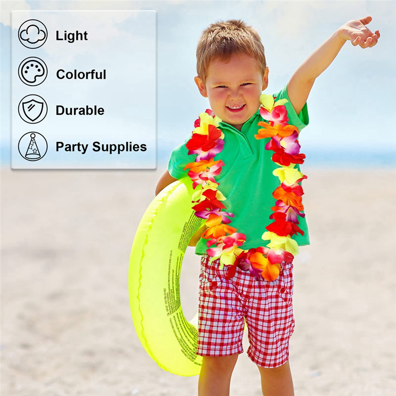 ABLN-6Pcs Hawaiian Leis Neckla - Wedding Supply In Bulk recensie en prijs