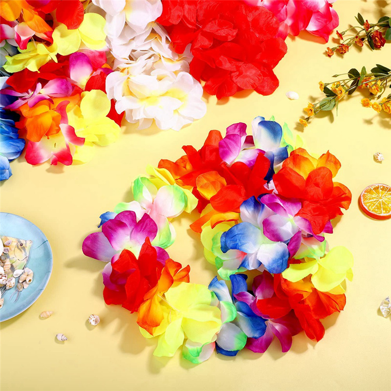 ABLN-6Pcs Hawaiian Leis Neckla - Wedding Supply In Bulk recensie en prijs
