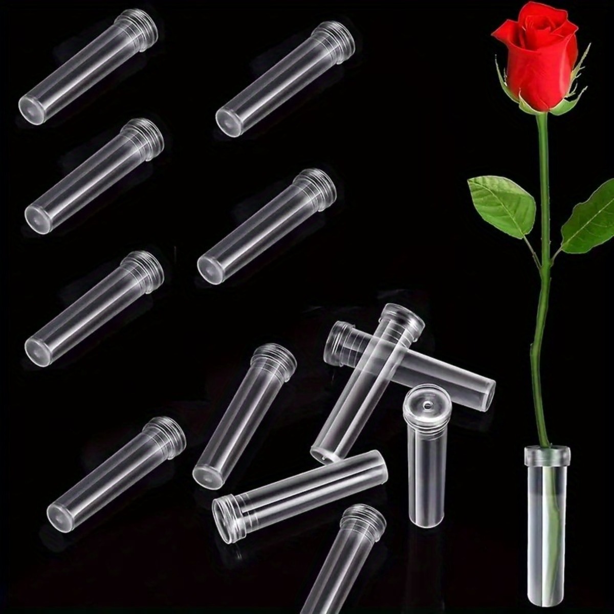 10Pc Transparent Plastic Flora - Wedding Supply Decor recensie en prijs