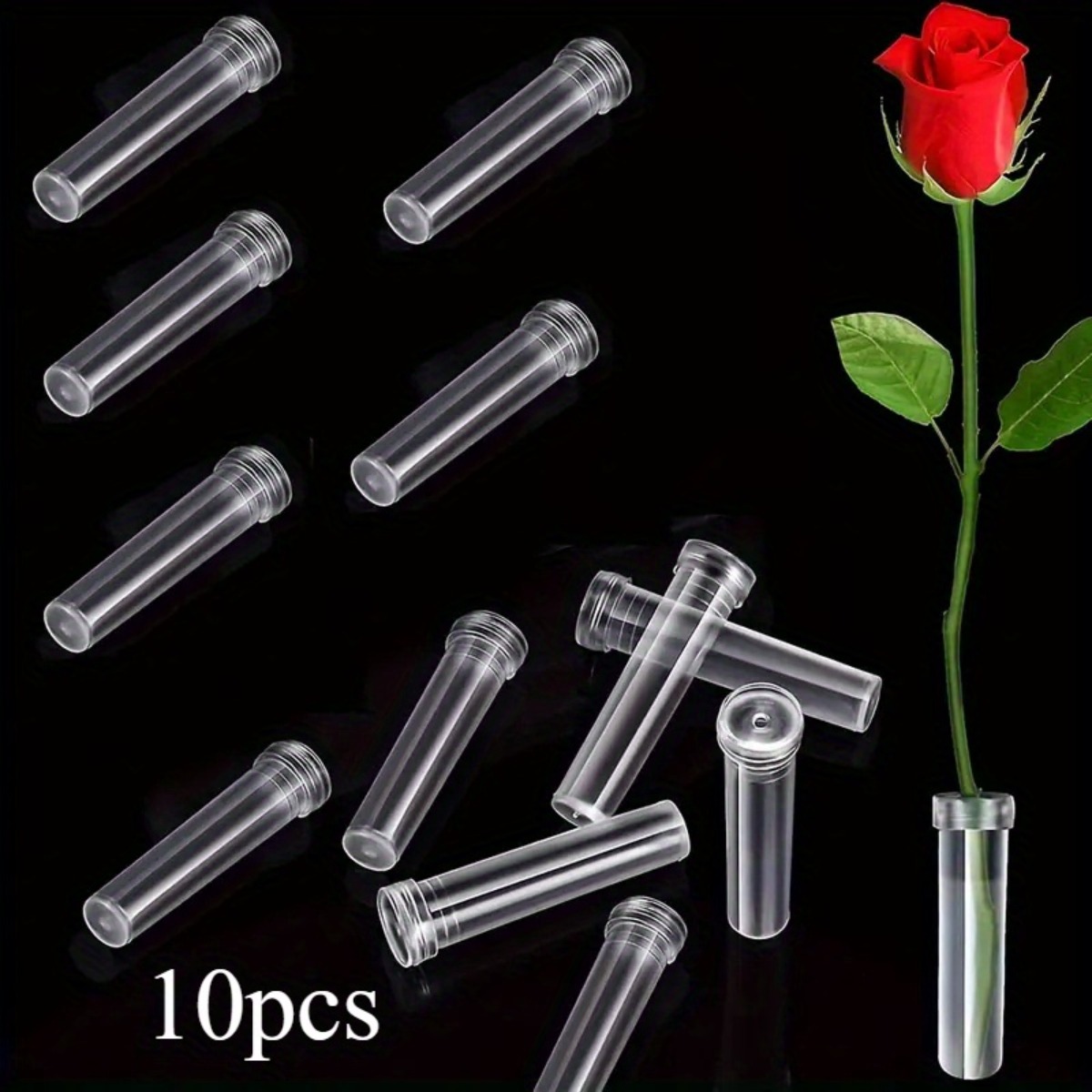 10Pc Transparent Plastic Flora - Wedding Supply Decor recensie en prijs