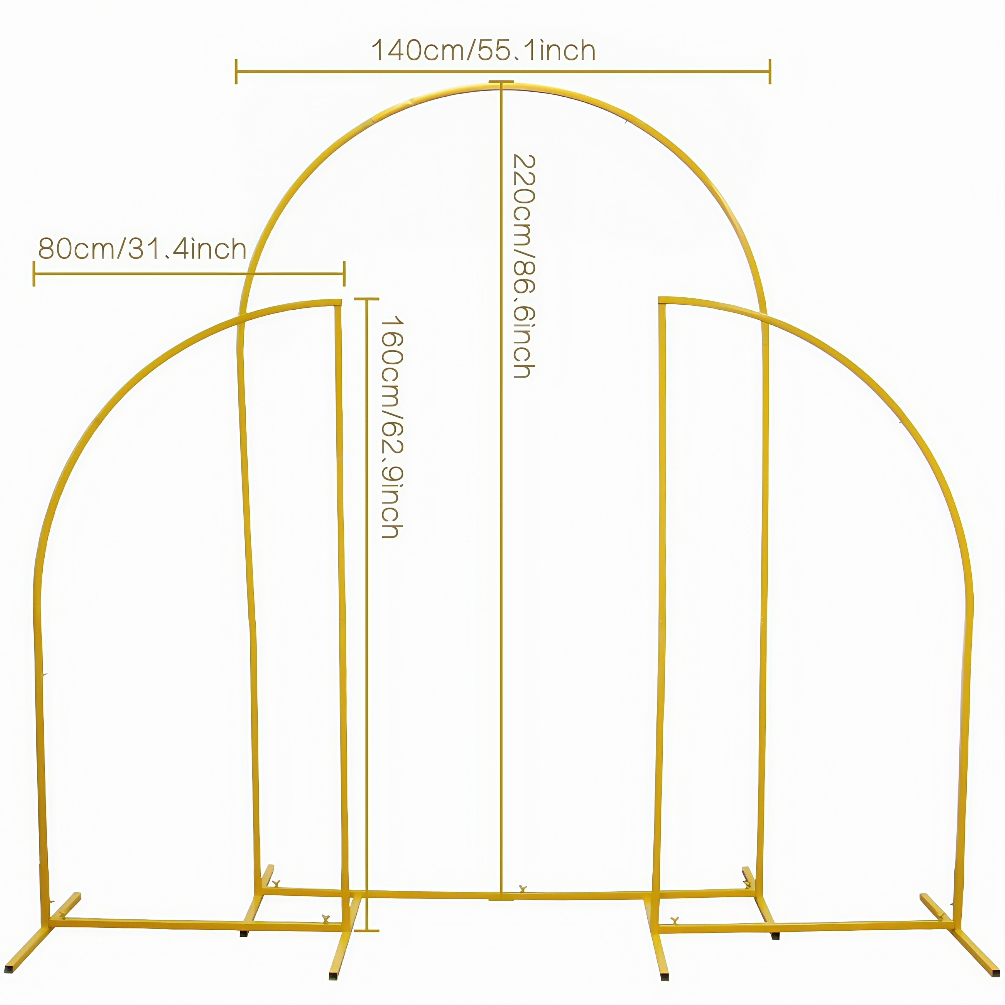 Crown Metal Arch Stand,3pcs Se - Wedding Support recensie en prijs