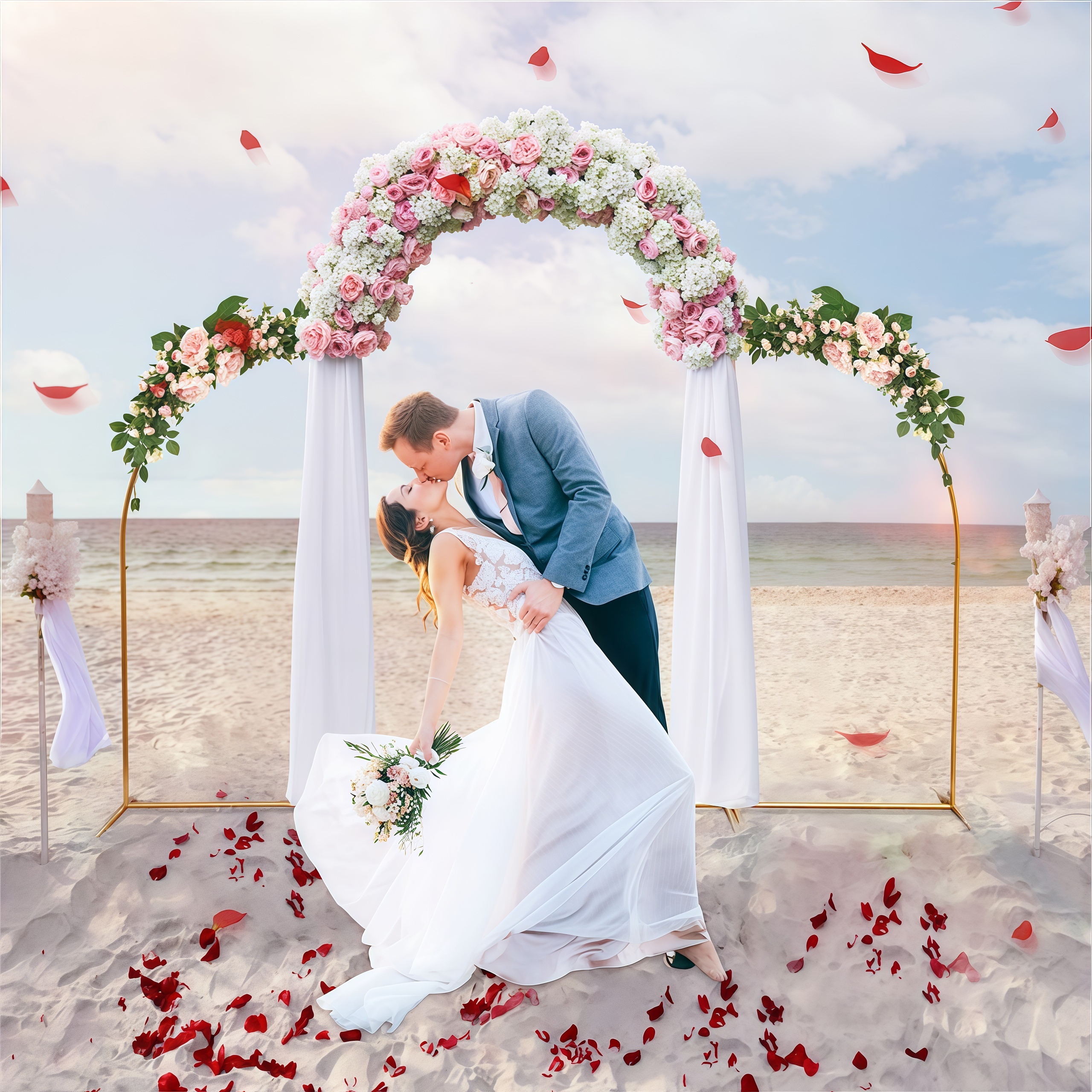 Crown Metal Arch Stand,3pcs Se - Wedding Support recensie en prijs