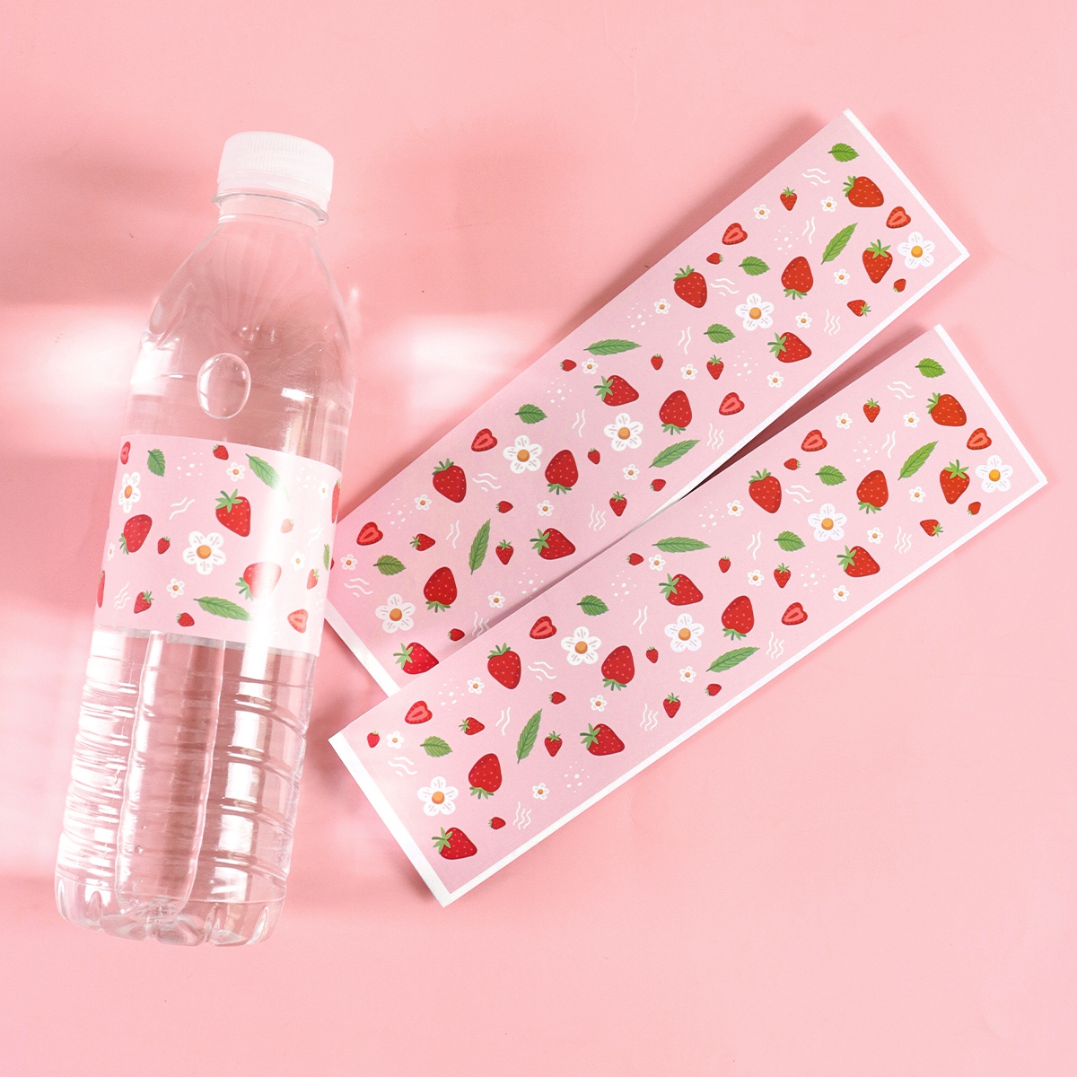 10pcs Strawberry Water Bottle  - Wedding Water Supply recensie en prijs