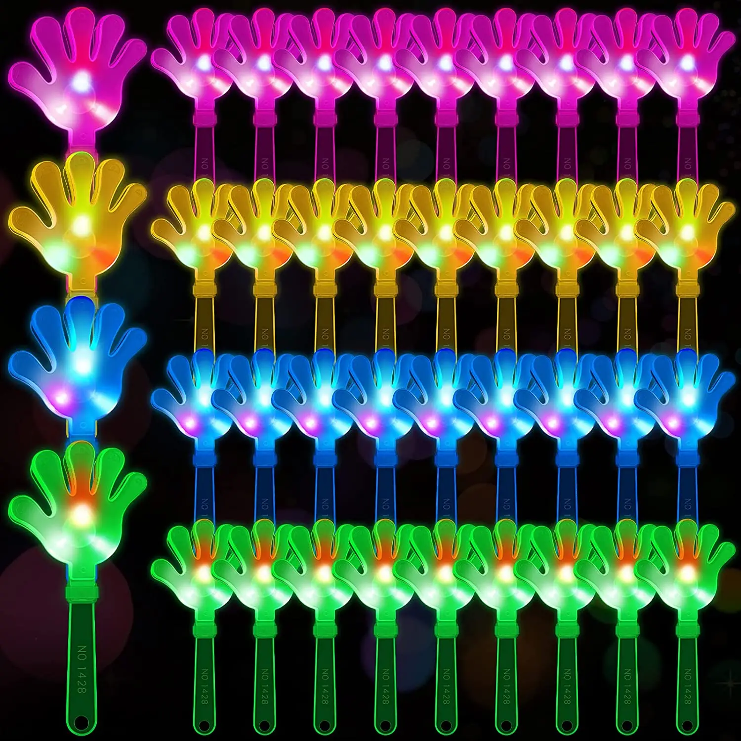 12pcs Hand Clappers Light up L - Wedding Event Supply recensie en prijs
