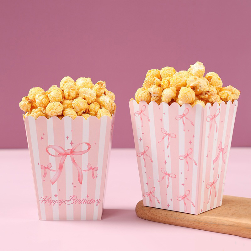 10Pcs Bow Paper Popcorn Boxes  - Wedding Supply Decor recensie en prijs