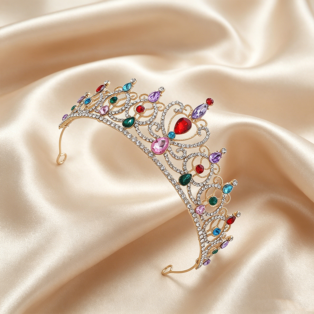 Luxury Vintage Gold Tiara Crow - Wedding Party Supply recensie en prijs