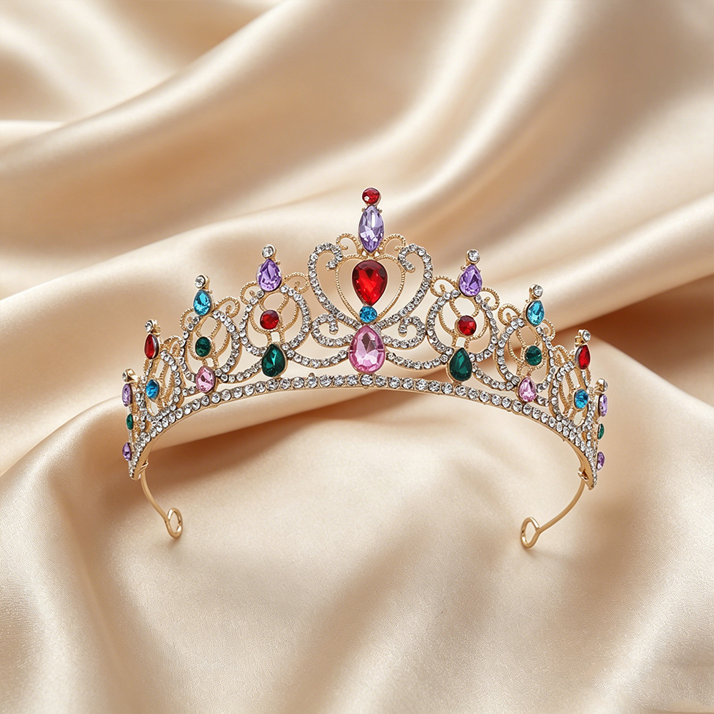 Luxury Vintage Gold Tiara Crow - Wedding Party Supply recensie en prijs