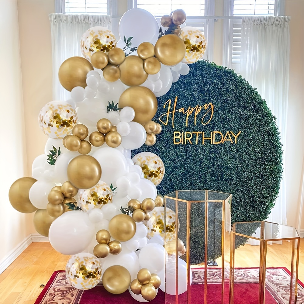 101pcs White Golden Balloons G - Wedding Supply Kit recensie en prijs