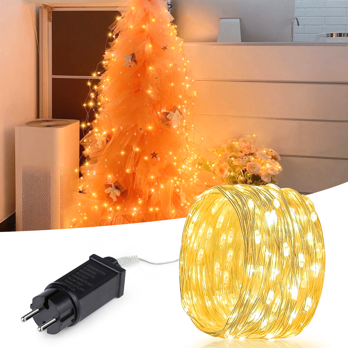 10M-100M LED String Fairy Ligh - Wedding Power Supply recensie en prijs