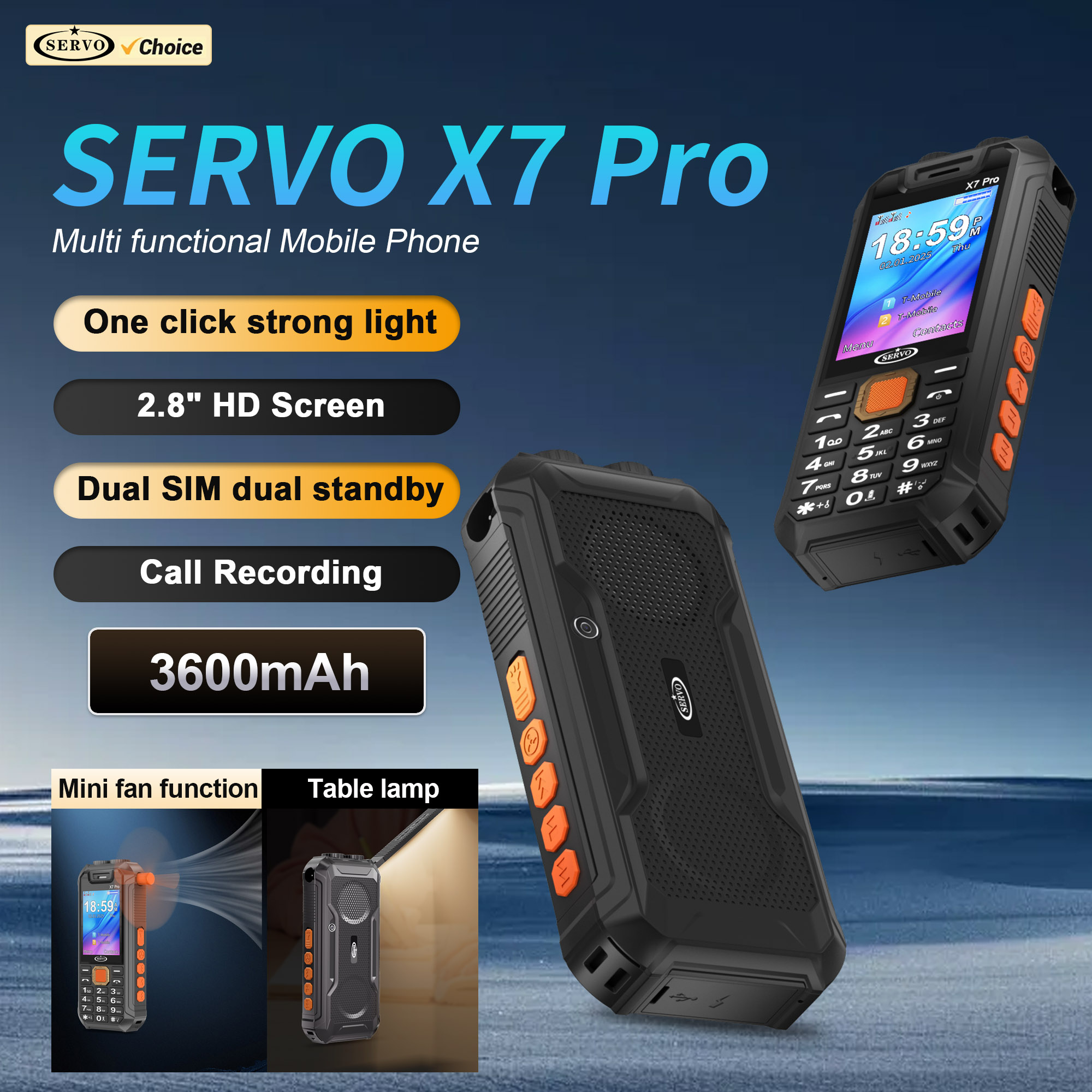 SERVO X7 PRO Mini Fan Mobile P - Wedding Power Supply recensie en prijs