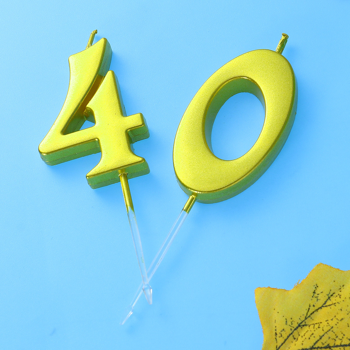 2Pcs Birthday Number 40 Golden - Wedding Supply Decor recensie en prijs