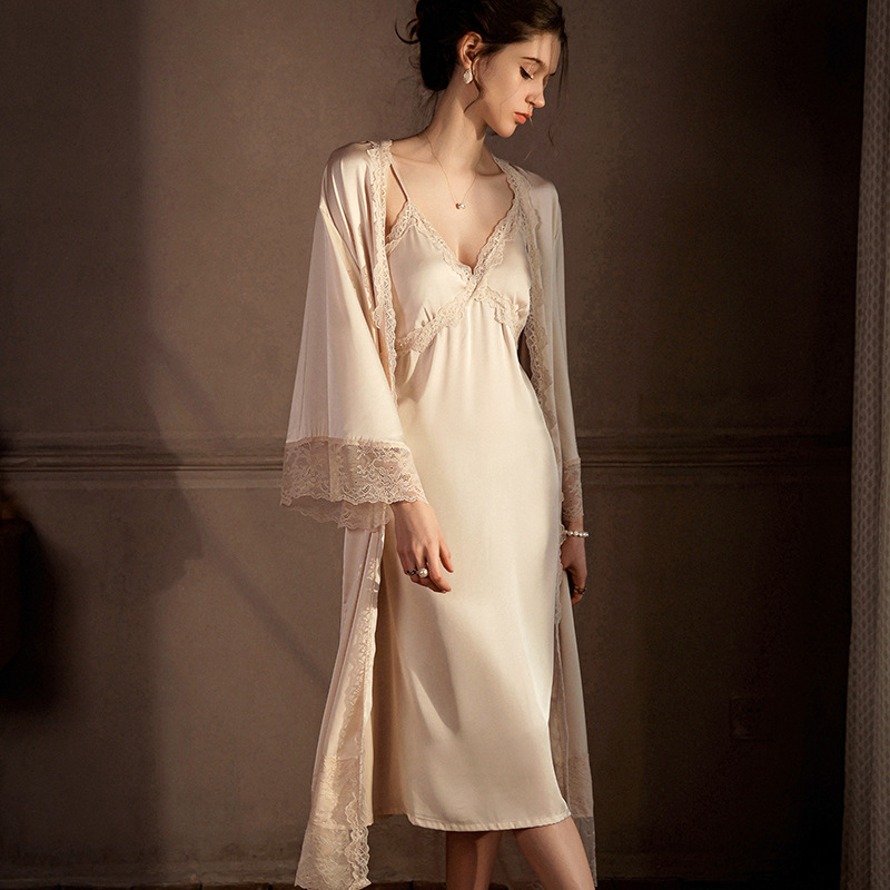 Elegant Long Robe Set Women's  - Wedding Qw recensie en prijs