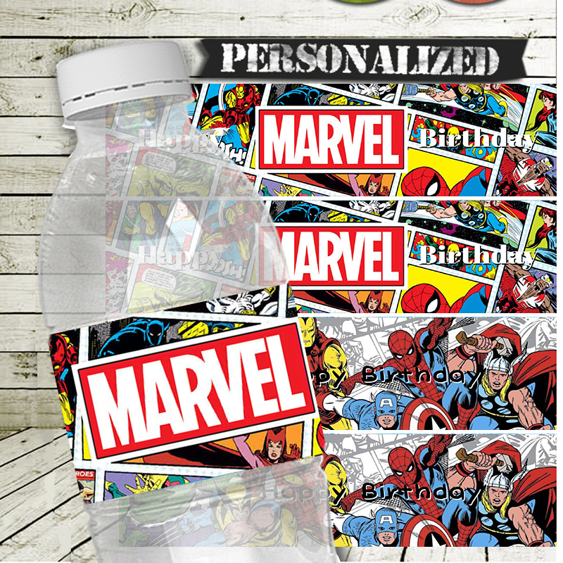 6pcs Marvel Avengers Cartoon W - Wedding Water Supply recensie en prijs