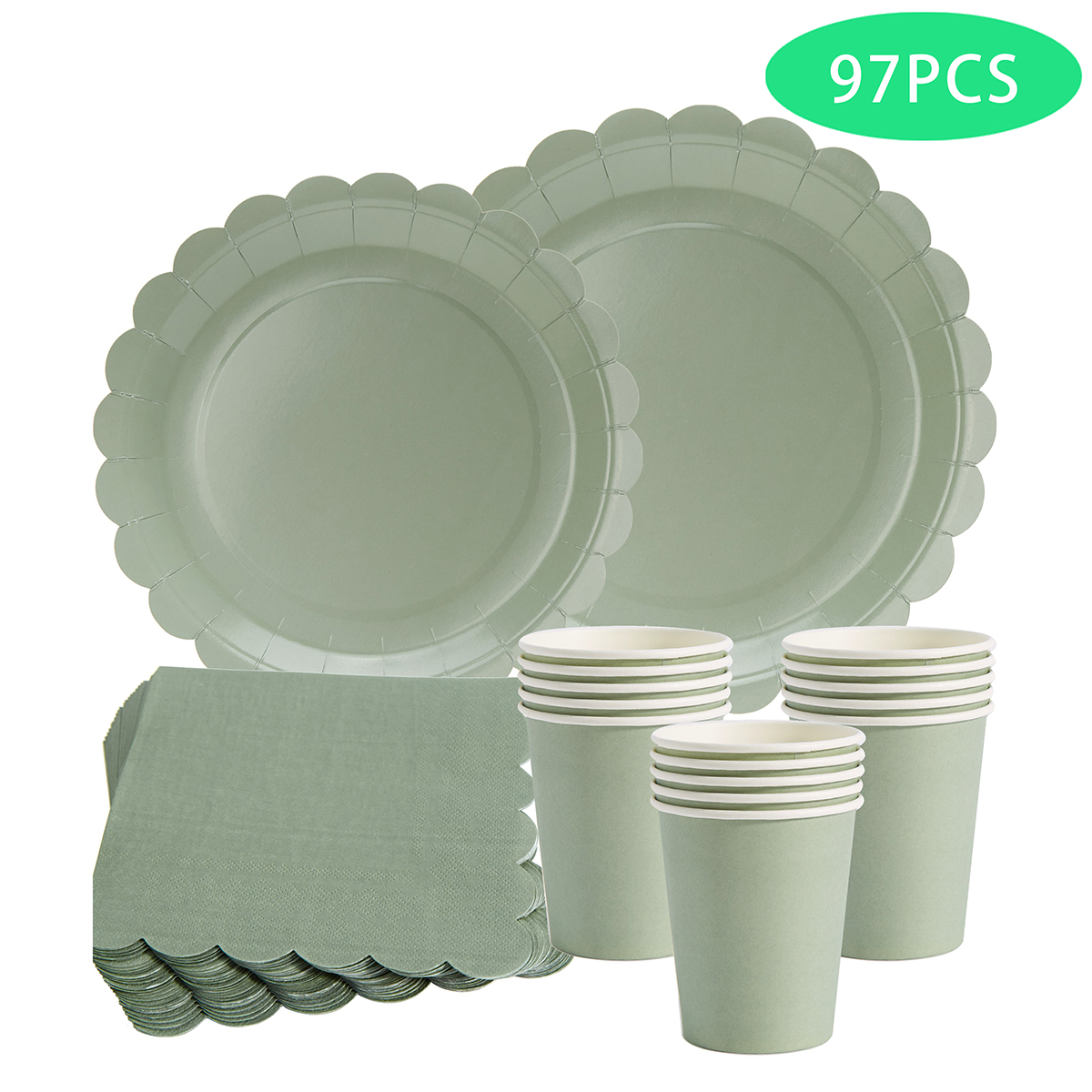 97pcs/set Disposable Tableware - Wedding Supply Decor recensie en prijs