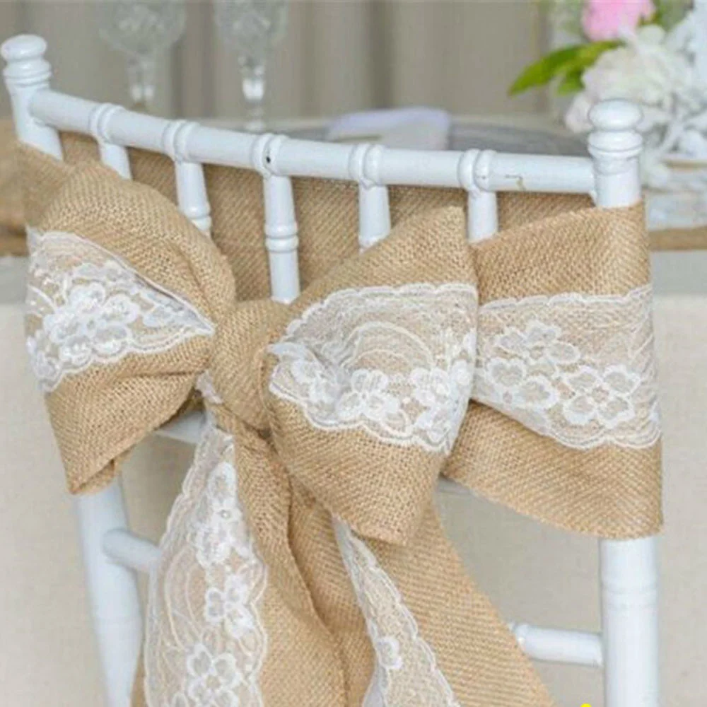 10PC Linen Chair Back Decorati - Supply Wedding Venue recensie en prijs