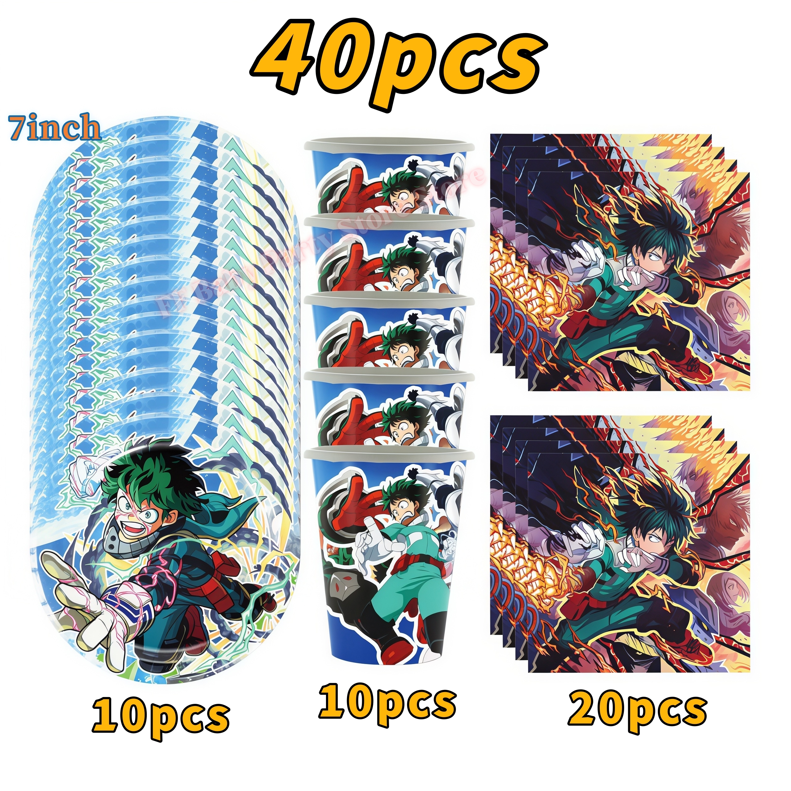 My Heroed Academia Birthday Pa - Wedding Supply Kit recensie en prijs