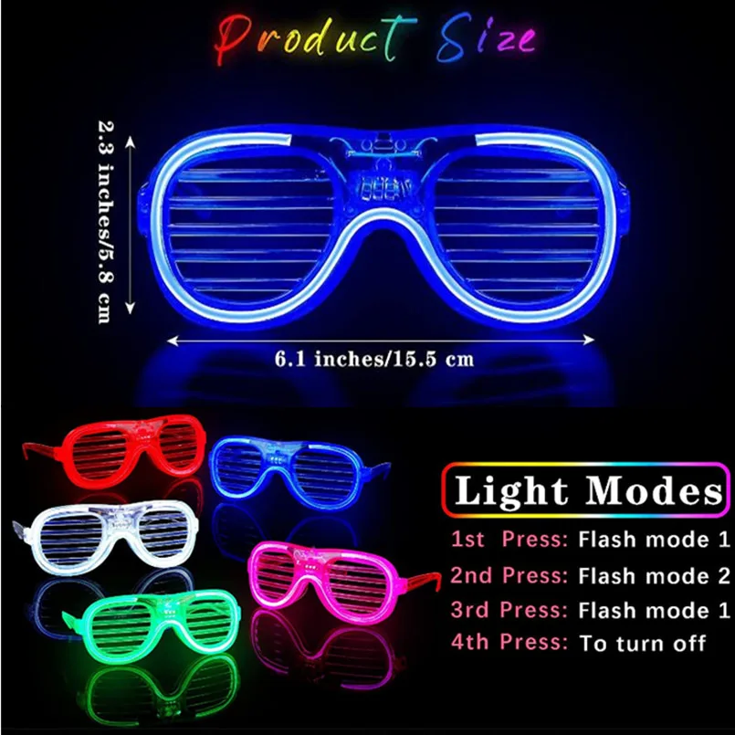 10-30Pcs Light Up LED Glasses  - Wedding Supply In Bulk recensie en prijs