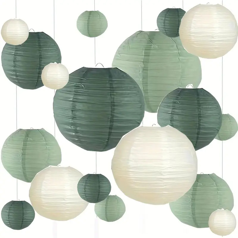 3Pcs Round Hanging Sage Green  - Wedding Event Supply recensie en prijs