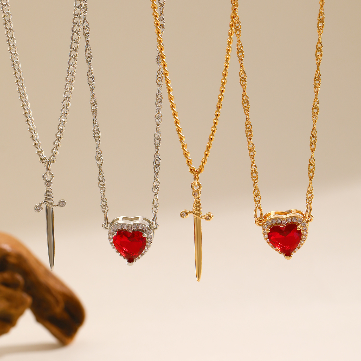 Gothic Heart and Sword Couple  - Wedding Qw recensie en prijs
