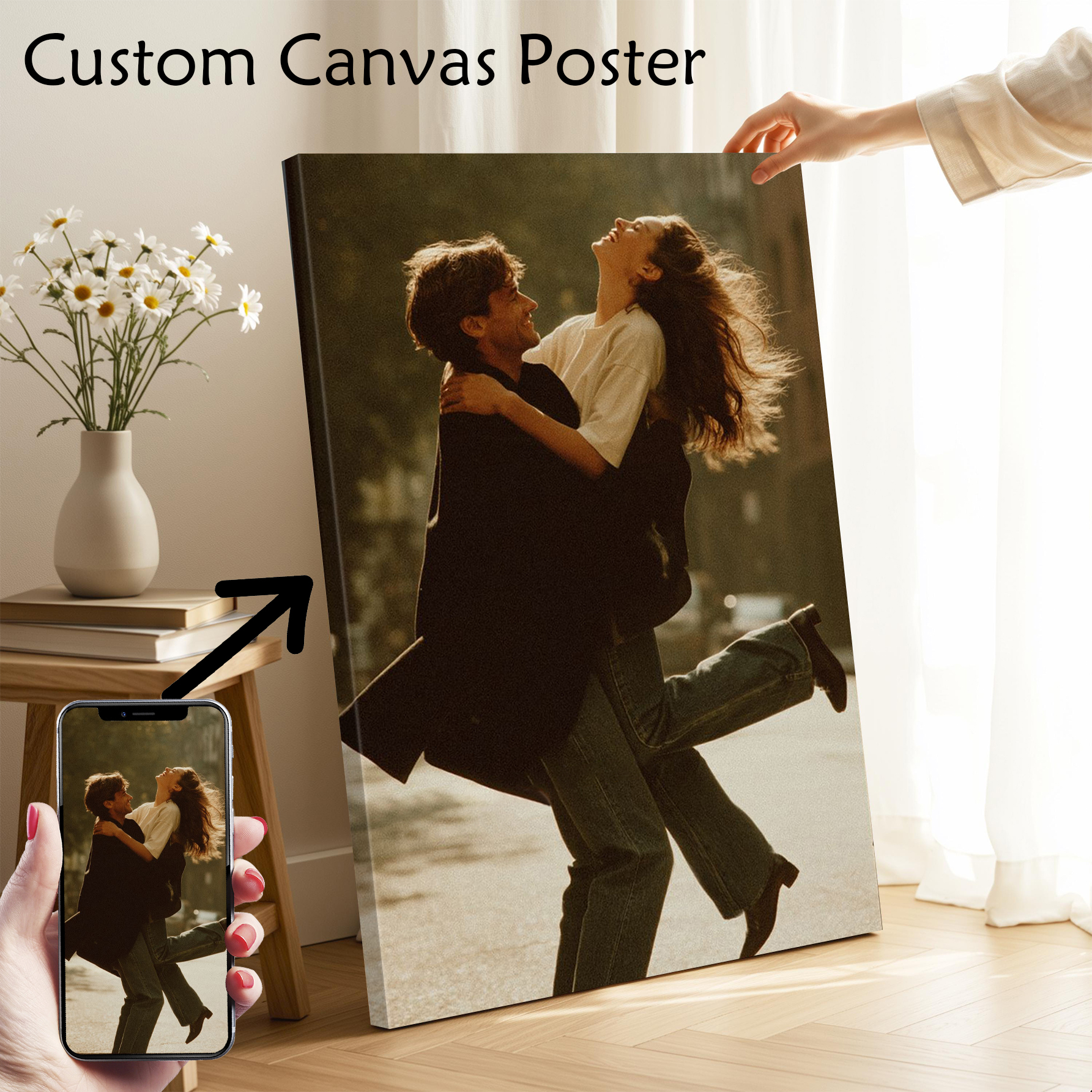 1pc Custom all size Canvas Pos - Wedding Supply Decor recensie en prijs