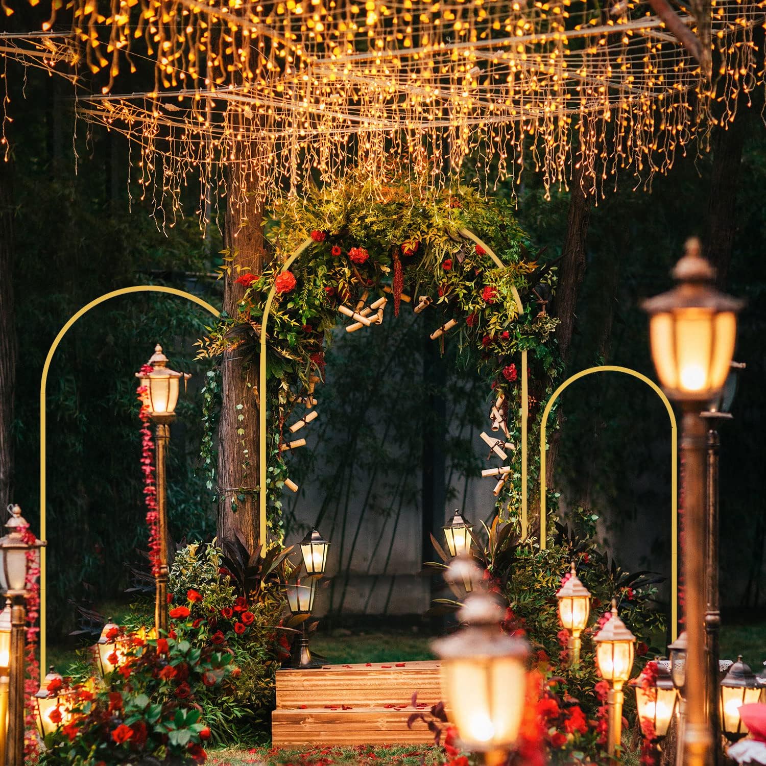 1pc Gold Metal Arch Backdrop S - Wedding Support recensie en prijs
