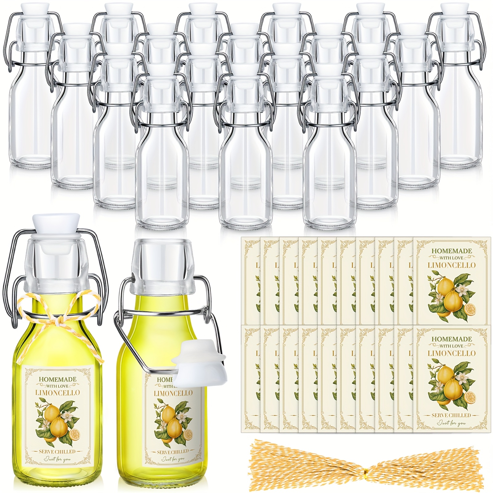 20 Sets (Bottles & Lids) 4oz C - Wedding Party Supply recensie en prijs