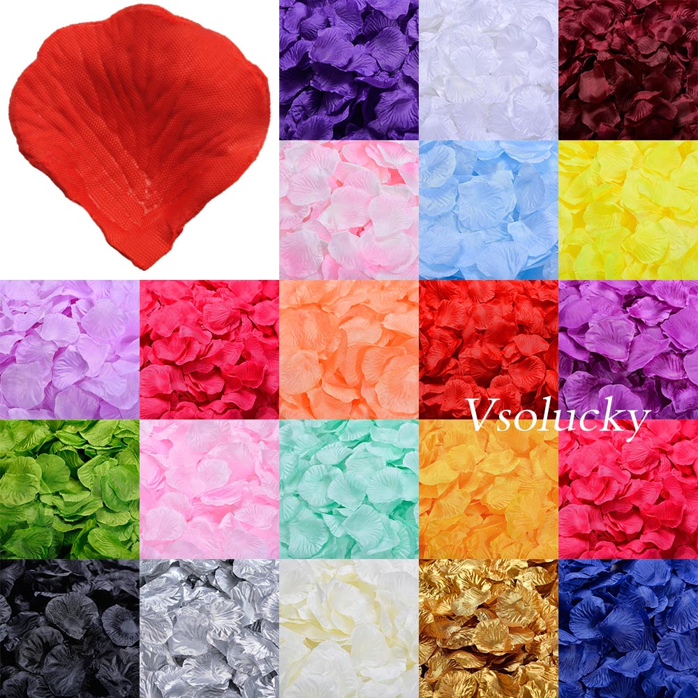 100pcs Silk Rose Petals Table  - Supply Wedding Venue recensie en prijs
