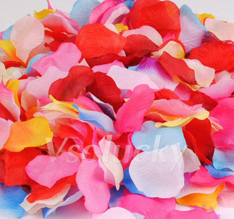 100pcs Silk Rose Petals Table  - Supply Wedding Venue recensie en prijs