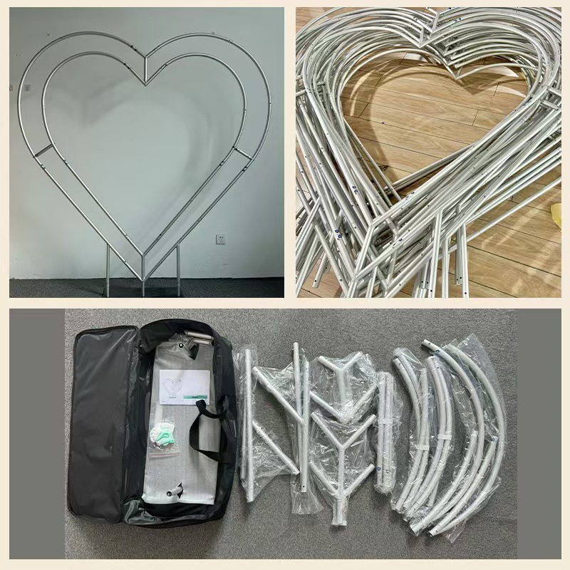 Portable 6.5ft Aluminum Heart  - Wedding Support recensie en prijs