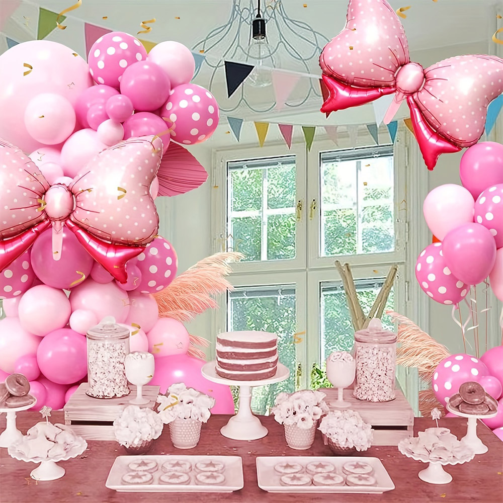 99pcs Pink Bow Minnie Foil Bal - Wedding Supply Kit recensie en prijs