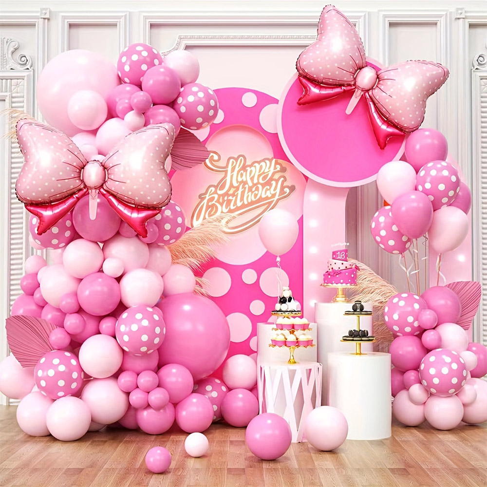 99pcs Pink Bow Minnie Foil Bal - Wedding Supply Kit recensie en prijs