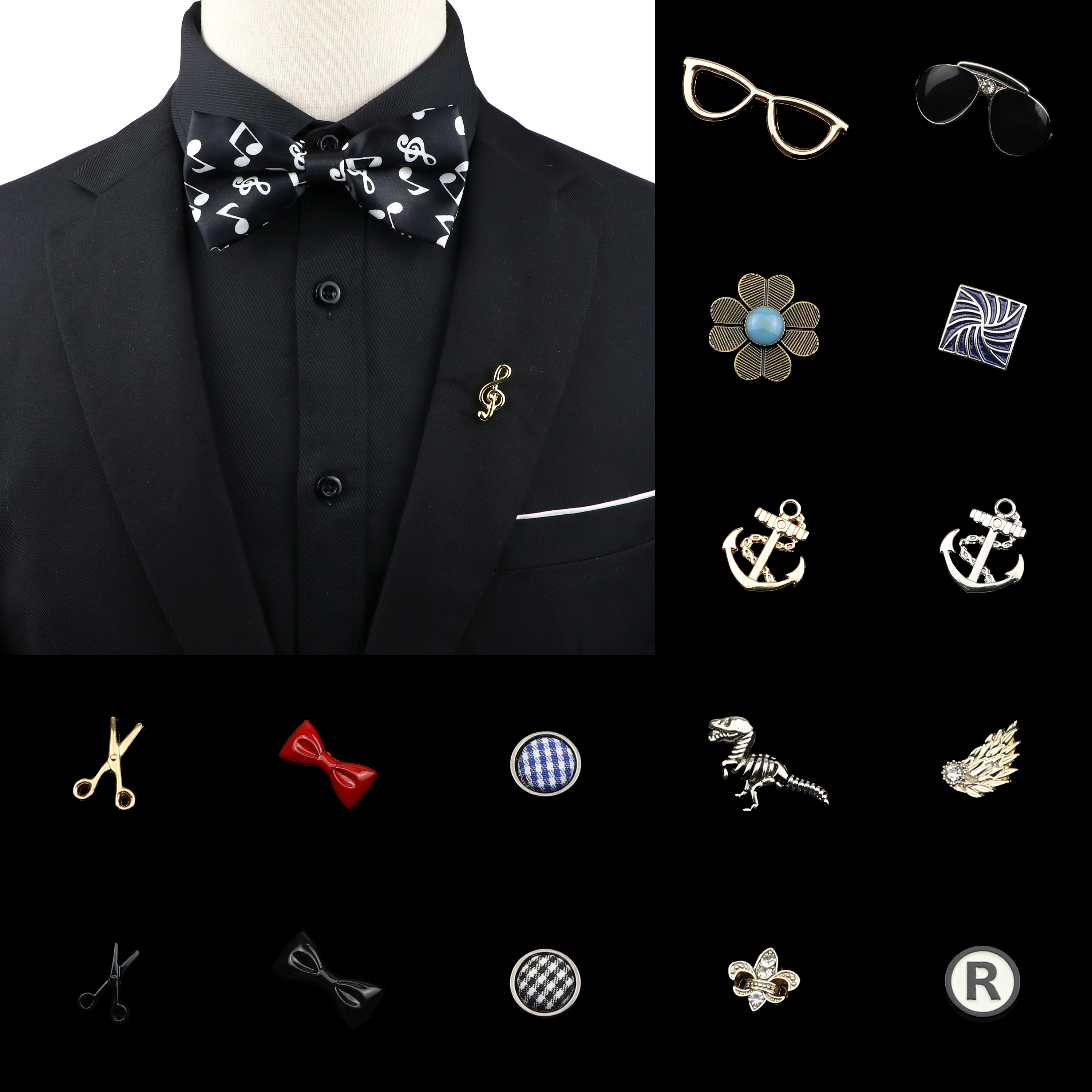Cool Fashion Men Women Brooche - Suit Supply Wedding Party recensie en prijs