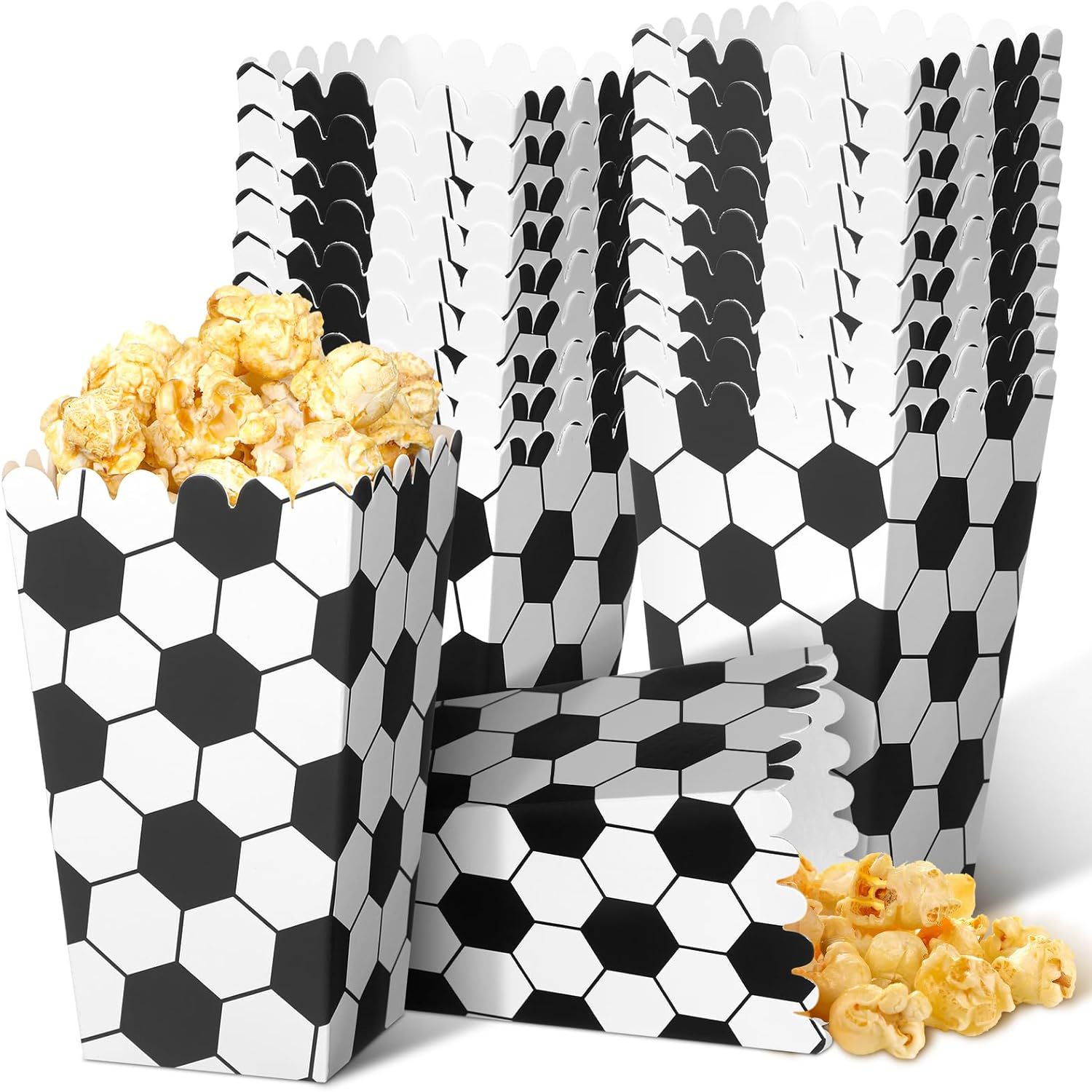 6/18Pcs  Football Popcorn Boxe - Wedding Event Supply recensie en prijs