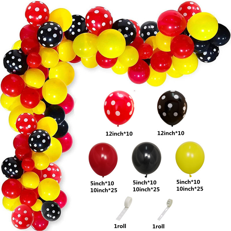 Red Black Yellow Balloon Garla - Wedding Supply Kit recensie en prijs